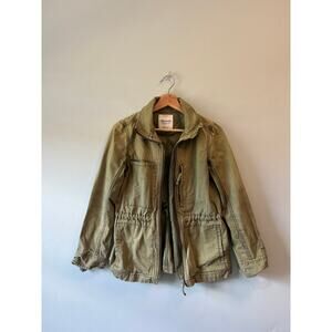 Madewell Green Utility Bomber Jacket